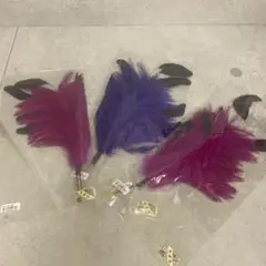 夢神話 髪飾り 羽飾り