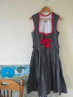 美品。ヴィンテージ　チロリアンワンピース　34