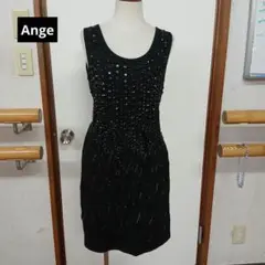 Ange 大小ビーズ　ノースリーブ　ワンピース　　未使用