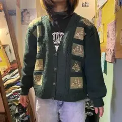 PINK HOUSE カーディガン グリーン