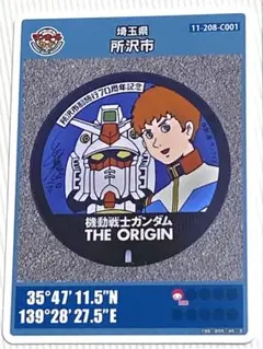 ⚫️マンホールカード 第16弾 埼玉県 所沢市 C001 ロット014 匿名配送