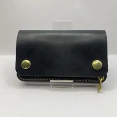 オマケ付 本革 丘染めブラック ミドル トラッカーウォレット MT0315 2025年最新】#AQUAGODMANの人気アイテム - メルカリ