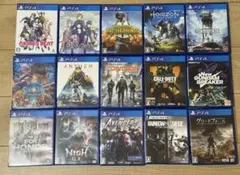 【まとめ売り】PS4ソフト 15本セット