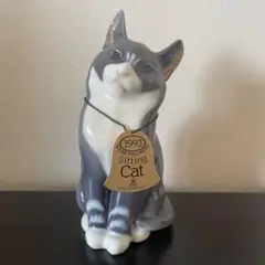 ロイヤルコペンハーゲン イヤー フィギュリン 1993 猫の置物