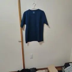 吸水速乾 ネイビー Tシャツ Mサイズ