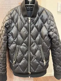 DIESEL キルティングダウンジャケット ブラックxs