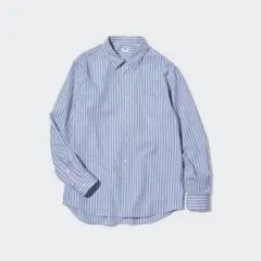ユニクロ エクストラ ファイン コットン ブロード ストライプ シャツ 3XL