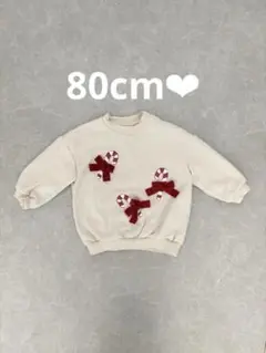 美品❣️ H＆M ♡ クルーネックスウェットシャツ 80