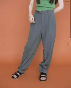 22ss AURALEE ライトウールマックスギャバジン スラックス size1