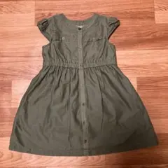 OLD NAVY カーキ色半袖ワンピース