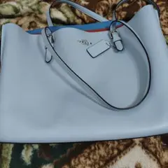 COACH ライトグレー トートバッグ
