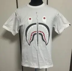 ABATHINGAPE アベイシングエイプ　シャークプリント 白　Tシャツ　L
