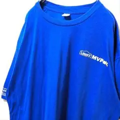 LOWE'S MVPS ロゴ Tシャツ ブルー 青 XL 古着