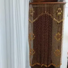 昭和レトロ 珠暖簾 スライドなので2通りのデザインになります85cm×150cm
