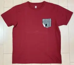 グラニフ メンズ 半袖 Tシャツ Lサイズ 赤 ビューティフルシャドー 色褪せ