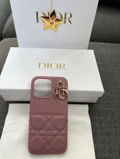 ディオール♡iPhone13pro♡スマホケース ラベンダー