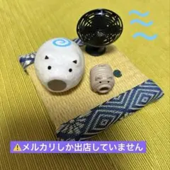 ブタさんと蚊取り線香と扇風機(タイムスリップグリコ) 希少　今週SALE❣️