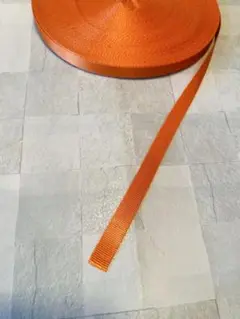 カバンテープ　1㎝　５ｍ　オレンジ　アクリルテープ