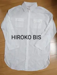 美品　大きなサイズ　HIROKO BIS　ロングシャツ　お上品