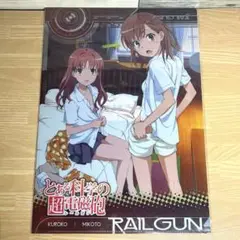 【希少品】 099.とある科学の超電磁砲 美琴 黒子 着替え クリアファイル