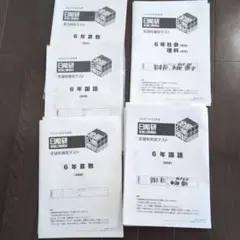 ６年 日能研全国公開模試　４教科解答解説付き