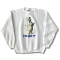 90s USA製 ピルズベリー社 ドゥボーイ 企業 ビンテージ スウェット L 2025年最新】doughboy スウェットの人気アイテム - メルカリ