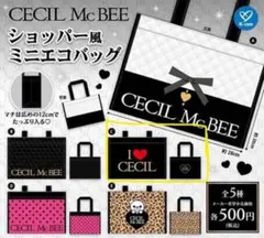 CECIL McBEE ショッパー風ミニエコバッグ