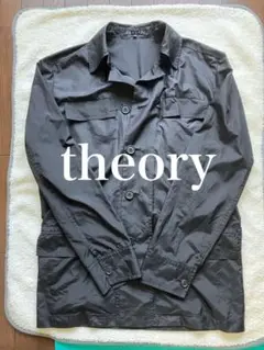 theory ブラック ナイロンジャケット 36(およそMサイズ) USED品