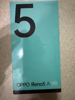 【新品・未開封】OPPO Reno 5A 128GB（シルバーブラック）