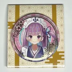 湊あくあ 箔押し缶バッジ 正月衣装ver. 1個 ホロライブ hololive