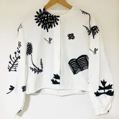 【美品】PLAIN PEOPLE プレインピープル　ボタニカル柄ジャケット
