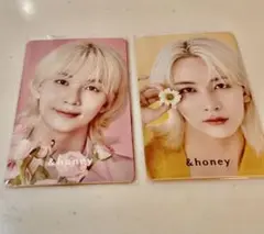&honey JEONGHAN アンドハニー　ジョンハン　トレカ　3枚セット×２