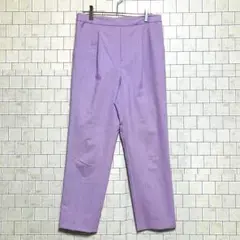 Carreman ラベンダー スラックスサイズ L 人気デザイン　人気カラー