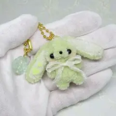 ☆no.343☆モールアート　キーホルダー　うさぎ　モールドール