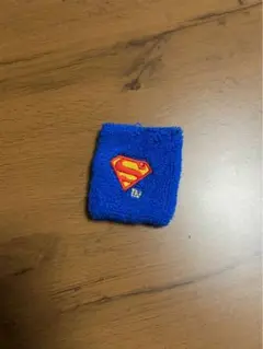 スーパーマン リストバンド 青