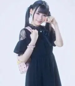 ROJITA 肩レースブローチ付き半袖ワンピース ブラック