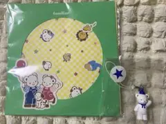 ☆新品未開封☆ファミリア 非売品 おりがみ＆ストラップ（ネイビー）