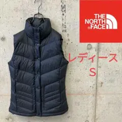 合わせやすい♪US規格!ノースフェイス ダウンベスト ブラック レディースS相当