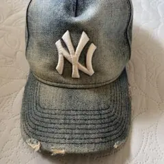 NEWERA ニューヨーク・ヤンキース デニム生地 キャップ