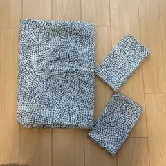 【IKEA】ダブルサイズ　掛け布団カバー&枕カバー2個