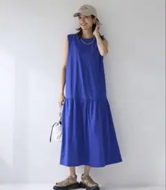 新品！グリーンレーベルリラクシング　シンプルリフトワンピース