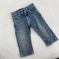 Levi's キッズデニムパンツ ブルー ウォッシュ加工 ストレッチ 100cm