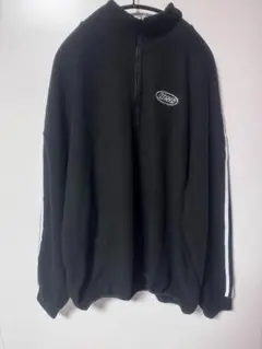 MSC ハーフジップ 黒 フリースジャンパー