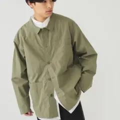 【極美品（サイズ:L）】BEAMS クラシックカバーオールジャケット