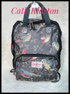Cath Kidston キャスキッドソン バード柄 リュックサック バックパッ