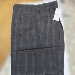 チェック柄 スラックス ウエスト85cm 股下91cmくらい