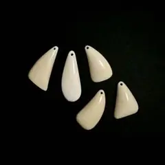 希少 くじらの歯のパーツ5つセット
