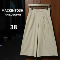 MACKINTOSH PHILOSOPHY ワイドパンツ リネン混 ベージュ