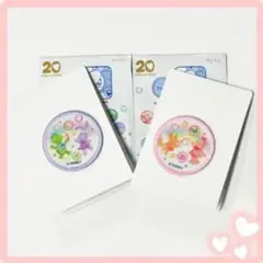 ダッフィー＆フレンズ　20周年　カラフルハピネス　ワッペン　2枚セット
