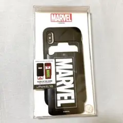 ✨匿名配送✨ MARVEL iPhone X/Xs ブラック 携帯カバー